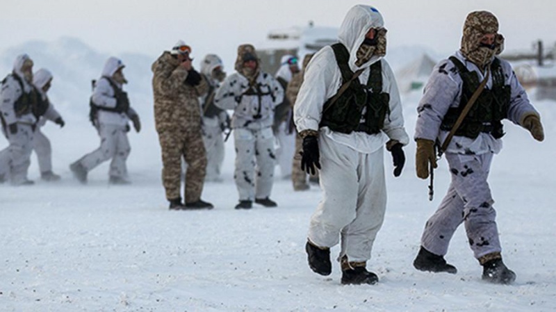 Российские десантники первыми в мире прыгнули с высоты 10 км в Арктике